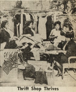 Pasqua Yacqui thrift store, 1950s