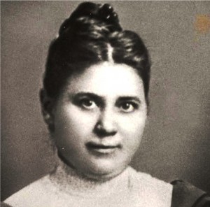 Louise Foucar, university professor, 1900